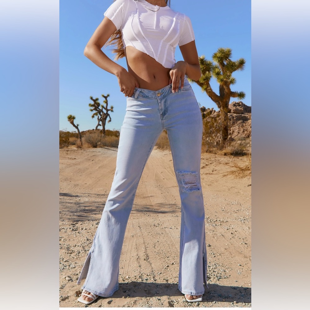 Worn once oh polly jeans size Uk 16 US 12